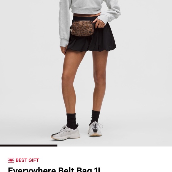 lululemon athletica NWT Leopard Print Belt Bag 1L - Picture 2 of 8